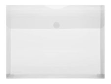FolderSys - Pochette - extensible - pour A4 - capacité : 250 feuilles - paysage - transparent mat