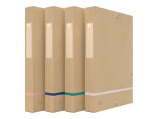 Oxford Touareg - Boîte de classement kraft - dos 40 mm - disponible dans différentes couleurs