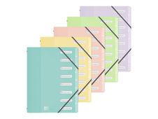 Oxford School Life - Trieur 8 positions - A4 - disponible dans différentes couleurs