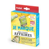 Trodat – Tampon pour marquer les affaires des enfants + étiquettes adhésives et bande thermocollante (à composer soi-même)