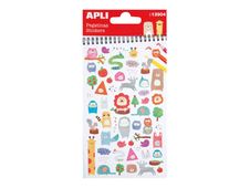 Apli Kids - Stickers résine animaux