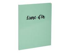 Exacompta Aquarel - Livre d'or 27 x 22 cm - vert