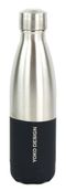 Gourde Bouteille isotherme - inox/noir - Yoko Design