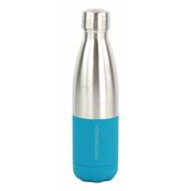 Gourde Bouteille isotherme - inox/bleu - Yoko Design