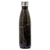Gourde Bouteille isotherme - marbré noir - Yoko Design