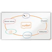 Nobo Premium Plus Widescreen - Tableau blanc émaillé - magnétique - 155 x 87 cm