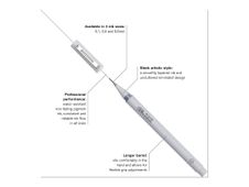 Winsor & Newton - Feutre fin 0,3 mm - gris