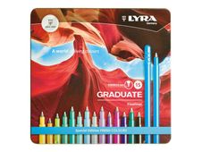 Lyra Graduate - 15 Feutres fins - couleurs froides