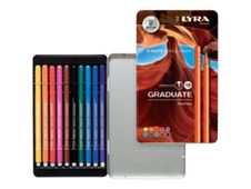 Lyra Graduate - 10 Feutres fins - couleurs assorties