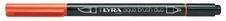 Lyra Aqua Brush Duo - Feutre pinceau double pointe - rouge de Saturne
