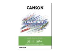 Canson Graduate - Bloc dessin - 30 feuilles - A3 - 160 gr