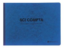 Exacompta - Piqûre SCI Compta - 24 x 32 cm - 80 pages