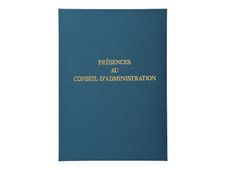 Exacompta - Registre Présences au conseil d'administration - 29,7 x 21 cm - 100 pages