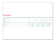 Exacompta - Registre 13 colonnes sur 2 pages - 32 x 25 cm - 300 pages