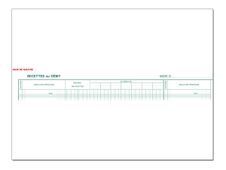 Exacompta - Journal de caisse ou banque - 22 colonnes : 15 débits/7 crédits - 28 x 38 cm - 80 pages