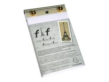 Exacompta L'Esprit Paris FAF N°3 - Bloc FAF complet - 18,5 x 11,5 cm - uni
