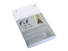 Exacompta L'Esprit Paris FAF N°2 - 5 Recharges pour bloc FAF - 16 x 10 cm - uni