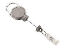 Durable - Enrouleur de badge gris - 60 cm