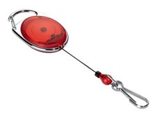 Durable - Enrouleur de badge rouge - 60 cm