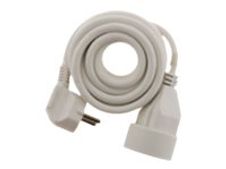 zenitech - Rallonge éléctrique - 5 m - blanc