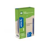 Pilot Supergrip G RT - Pack de 12 Stylos à bille rétractables + 12 Recharges - 0,7 mm - bleu