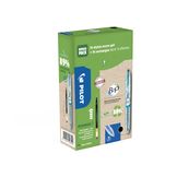 Pilot B2P - Pack de 10 Rollers + 10 Recharges - 0,7 mm - noir