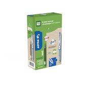Pilot B2P - Pack de 10 Rollers + 10 Recharges - 0,7 mm - bleu