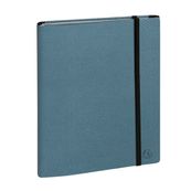 Agenda All in One + carnet - 1 semaine sur 2 pages - 16 mois - 15 x 21 cm - bleu - Exacompta