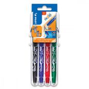 Pilot Frixion Ball - 4 Rollers effaçables - couleurs assorties