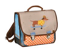 Cartable vintage Animascot' 36 cm -  2 compartiments - différents modèles disponibles - Quo Vadis