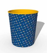 Quo Vadis Louise&Arthur - Corbeille à papier - liberty ou avion