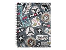 PRO-DG Stickers - Cahier A5 - petits carreaux - Karactermania