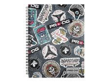PRO-DG Stickers - Cahier A4 - petits carreaux - Karactermania