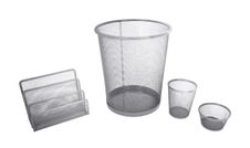 Pierre Henry - Parure de bureau métal aluminium