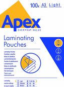 Fellowes Apex - 100 pochettes de plastification A3 (303 x 426 mm) - 80 microns