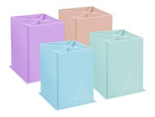 Exacompta Aquarel - Pot à crayons carré - disponible dans différentes couleurs pastels