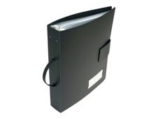 Viquel Geode Meteor - Porte vues à pochettes repositionnables - 120 vues - A4 - noir
