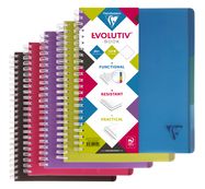 Clairefontaine Linicolor Evolutiv'Book - Cahier à spirale - A4 (21x29,7 cm) - 240 pages - petits carreaux (5x5 mm) avec marge