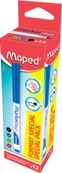 Maped Marker'Peps - Pack de 12 marqueurs effaçables - pointe fine - couleurs assorties