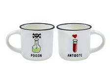 Legami Espresso - 2 Tasses à expresso - Poison et antidote - 50 ml