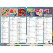 Calendrier Sophie Adde - 6 mois par face - 22 x 29,5 cm - Exacompta