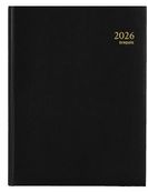 Agenda Lima Timing - 1 semaine sur 2 pages - 17 x 22 cm - noir - Brepols