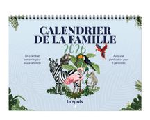 Brepols - Calendrier familial mensuel - 31 x 22 cm