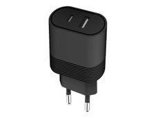 BigBen - chargeur secteur pour smartphone - USB-A + USB-C - noir