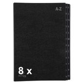 Exacompta Ordonator - 8 Trieurs alphabétique 24 positions - noir