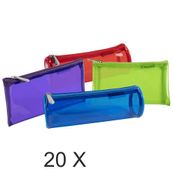 Exacompta Iderama - 20 Trousses - 2 formes et couleurs assorties