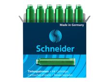 Schneider - 6 Cartouches d'encre pastel - vert
