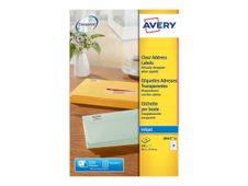 Avery - transparents - 400 unités - 34 x 99 mm