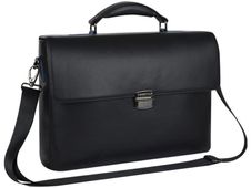 Oberthur Dakota - Cartable rigide 1 compartiment - noir