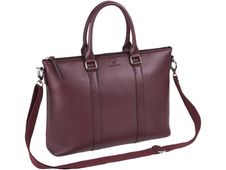 Oberthur Locmaria - Sac cabas pour ordinateur portable 15,6" - prune